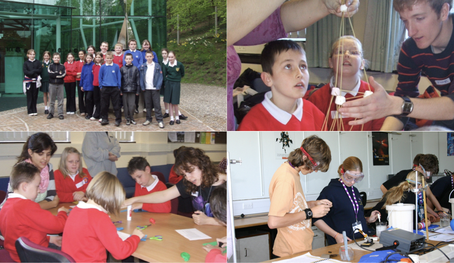 Durham undergraduates working with school pupils