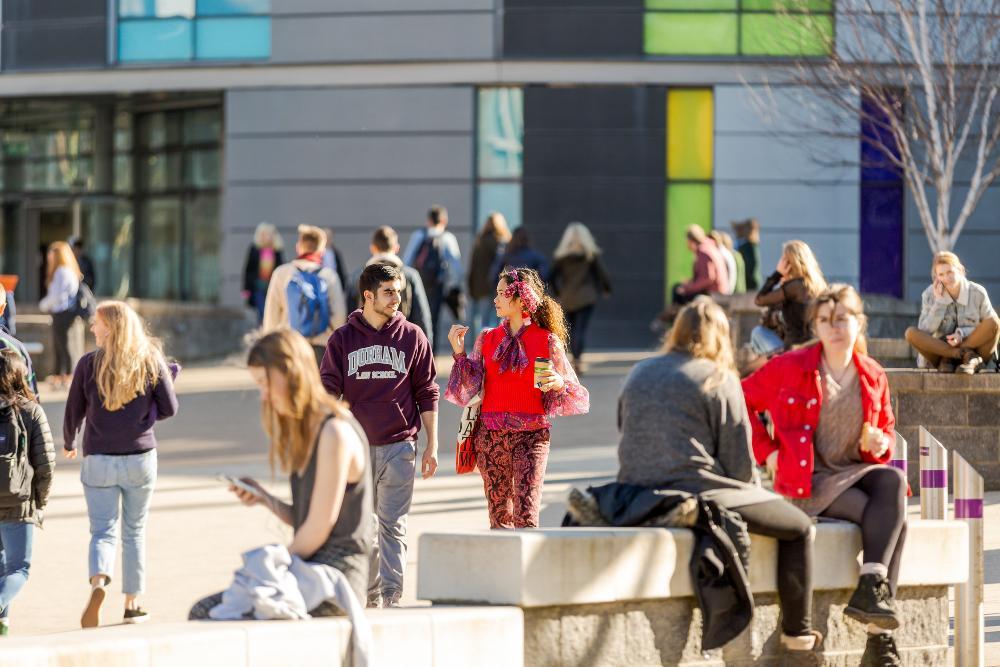 Students on Lower Mountjoy site