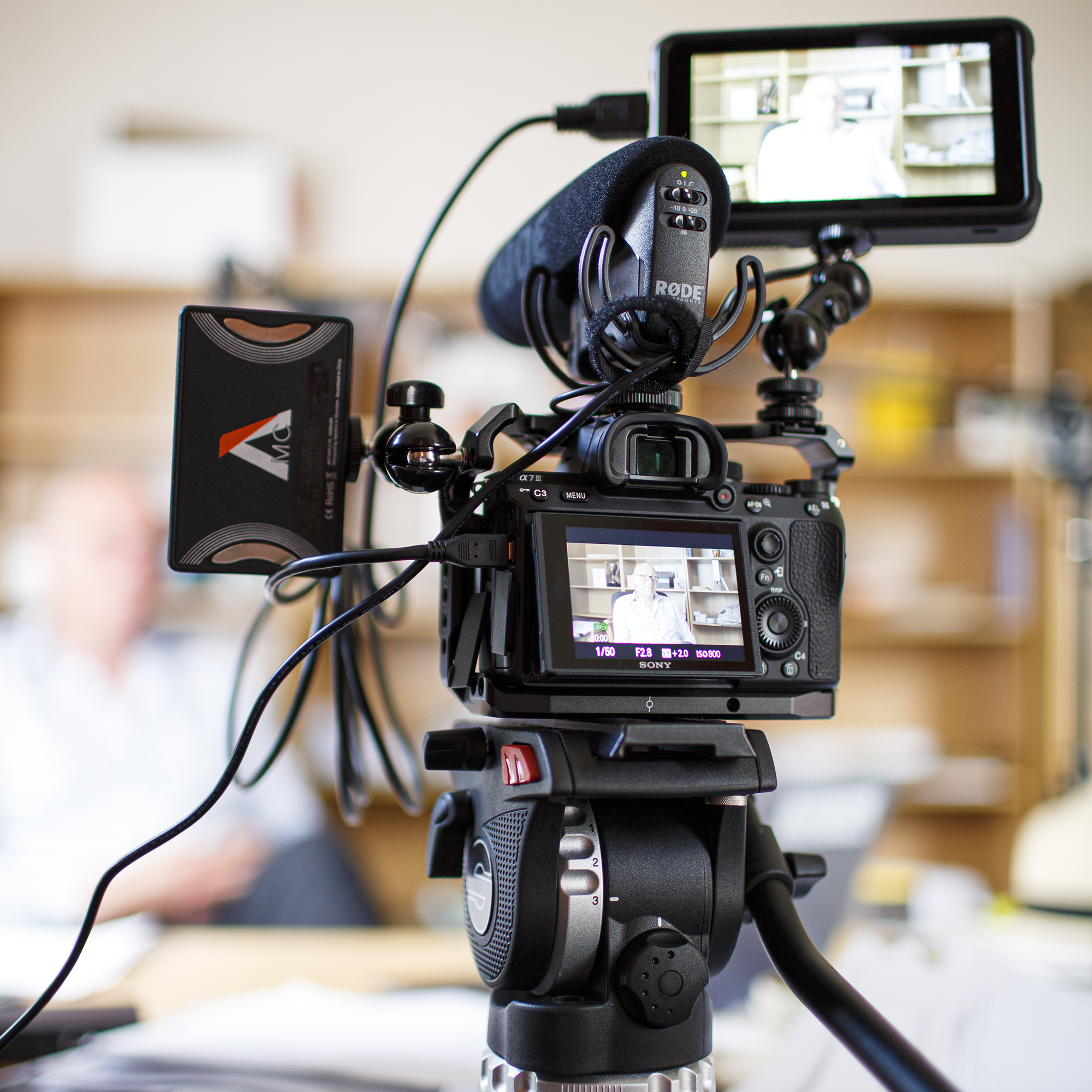 Camera recording setup