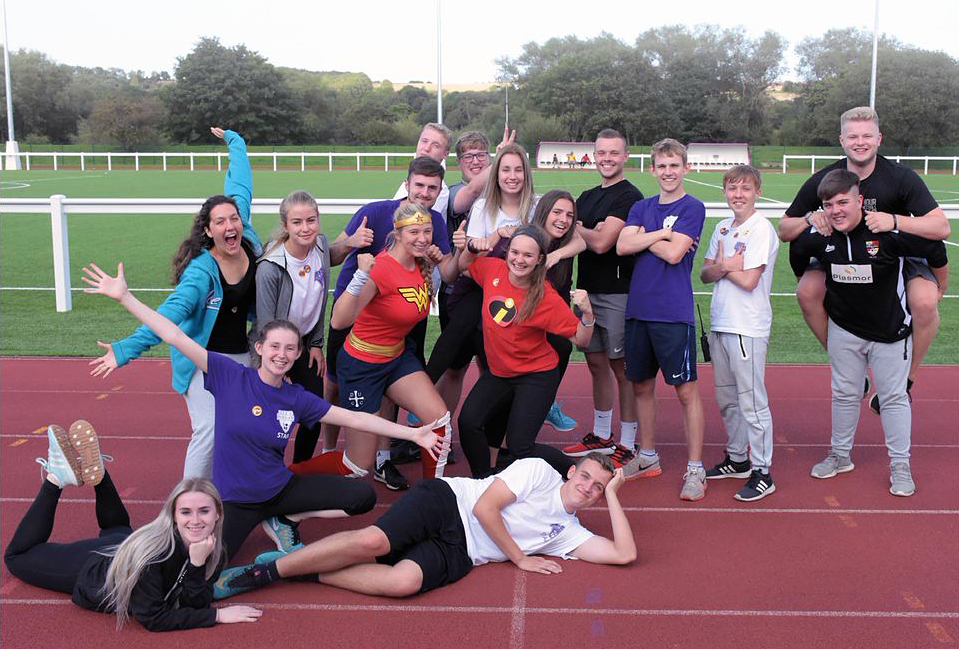 The Team Durham Holiday Camp team in fancy dress