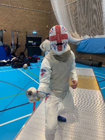 Moustache fencing photo