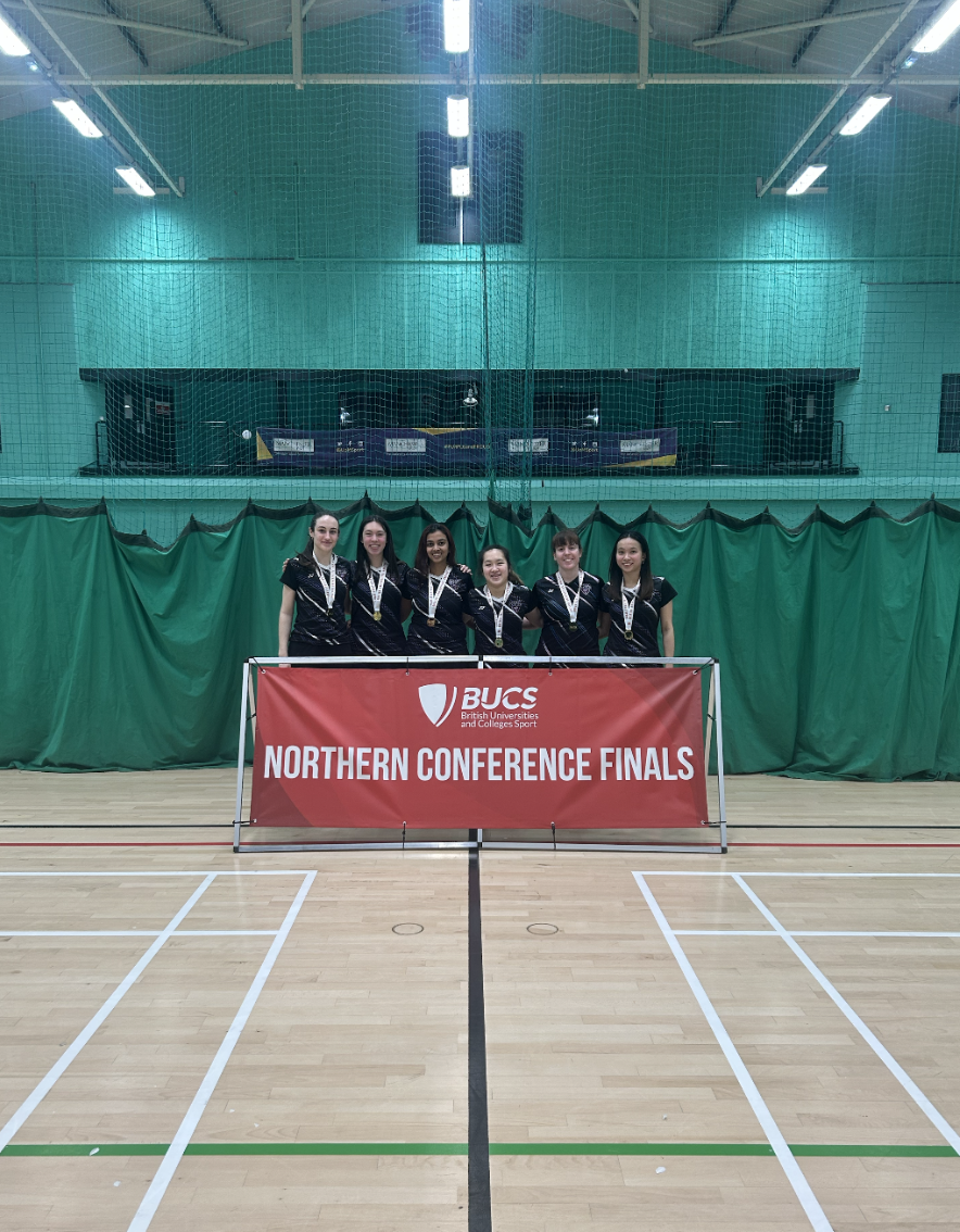 Students celebrating with Northern Conference success.