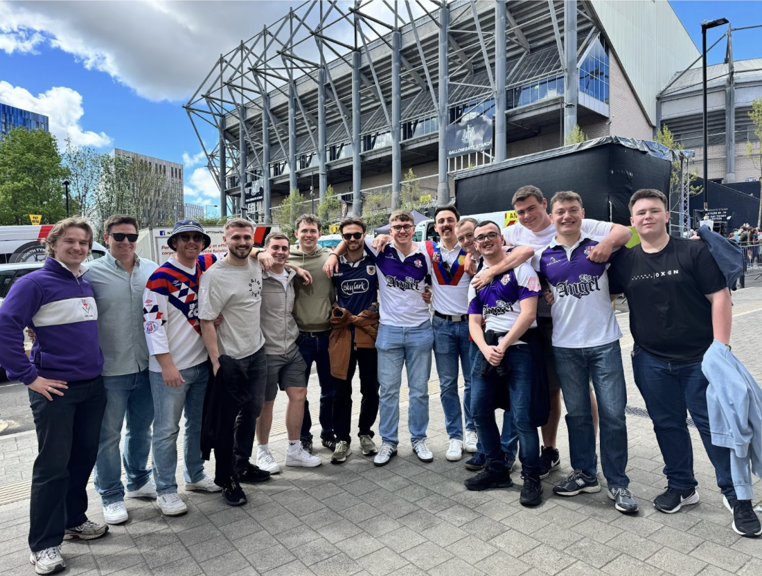 Students celebrating Gabe making his pro debut and our Old Boys’ weekend at magic weekend.