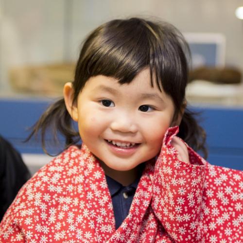 Toddler enjoying Little Dragons under-fives session